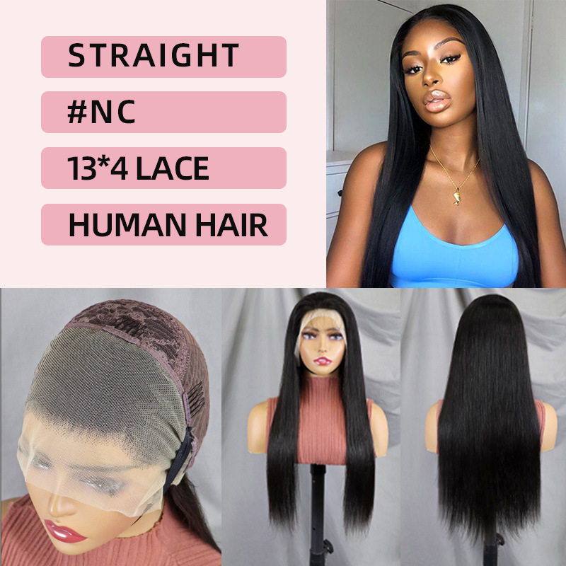 Front lace wig full front wig wig full natural human hair